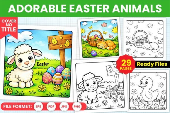 Adorable Easter Animals Coloring Pages: A Creative and Practical Resource for All Ages
