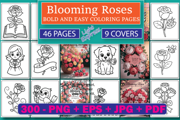 Blooming Roses Coloring Pages for Kids: A Creative Journey for Young Artists