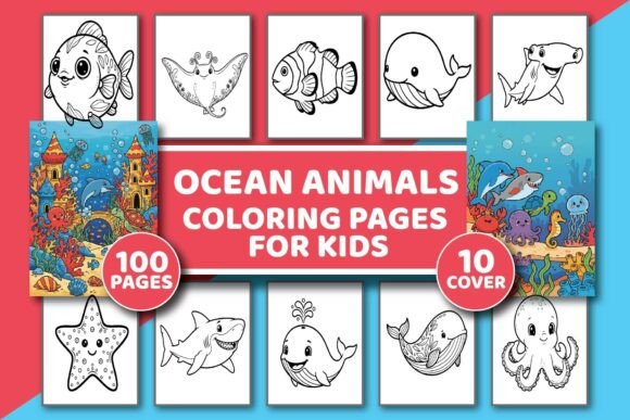 Explore the Depths of Creativity with Ocean Animals Coloring Pages for Kids