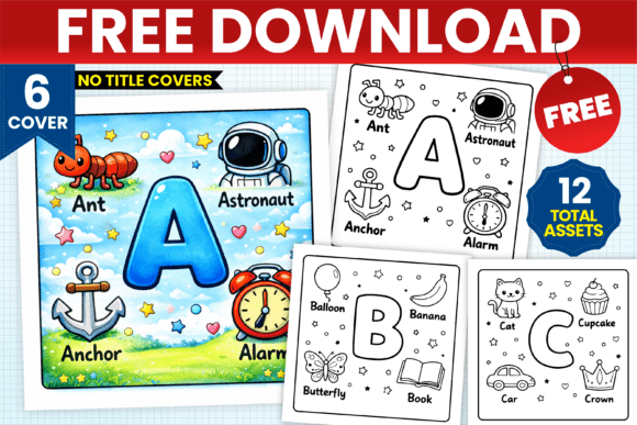 Free ABC Letter Coloring Pages for Kids