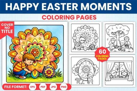 Happy Easter Moments Coloring Pages – A Creative Resource for All