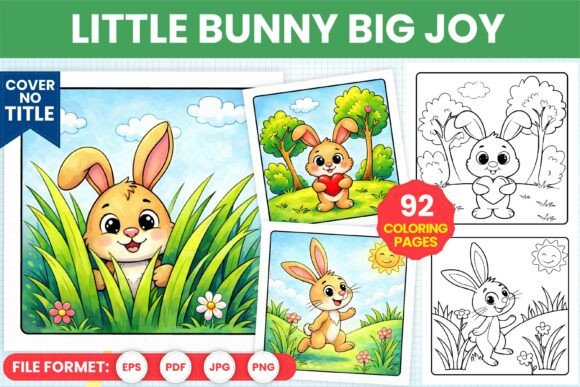 Little Bunny Big Joy Coloring Pages – A Creative Journey for All Ages