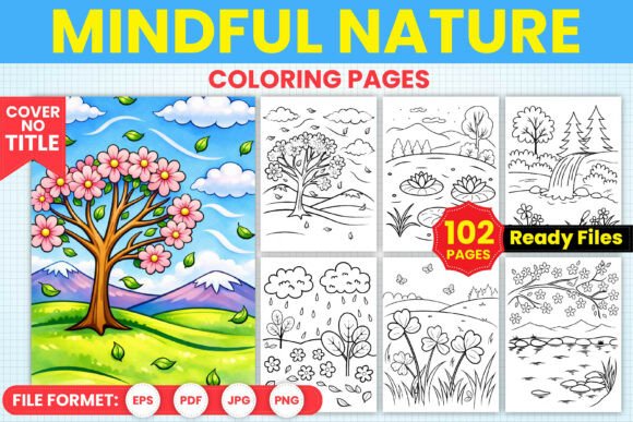 Mindful Nature Coloring Pages