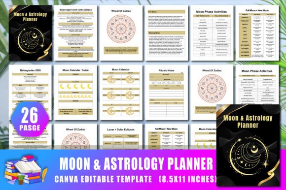 Moon Astrology Planner: A Guide to Navigating Your Life with Lunar Wisdom