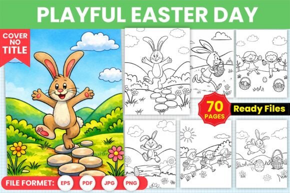 Playful Easter Day Coloring Pages