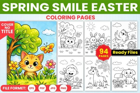 Spring Smile Easter Coloring Pages – A Comprehensive Creative Resource